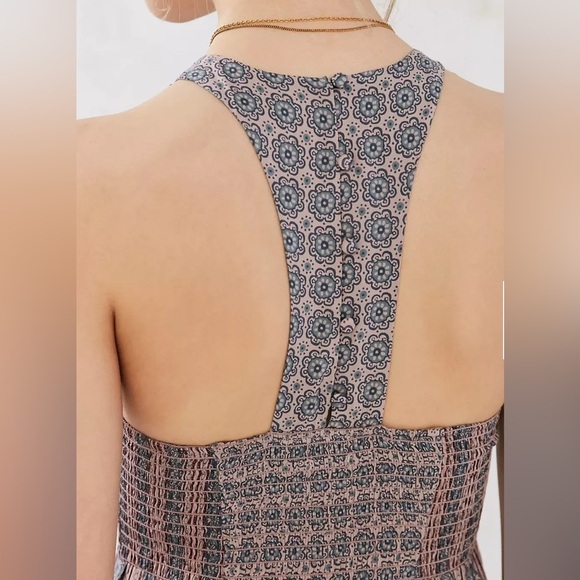 Kimchi Blue Pink and Blue/Gray Maxi Dress - Picture 2 of 3